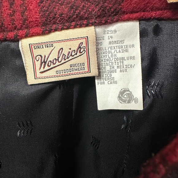 Women’s Vtg Woolrich plaid skirt 14 - Picture 2 of 5